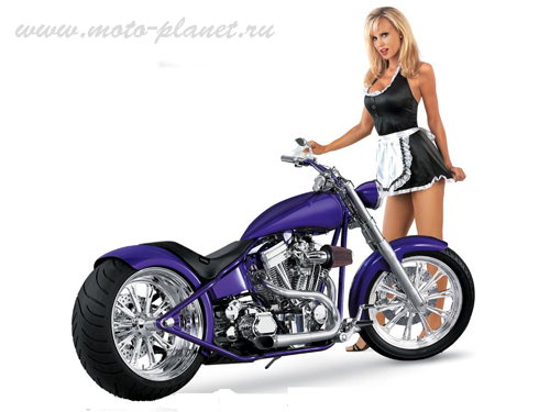 мотоцикл и девушки