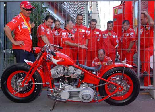 Michael Schumacher's Harley Davidson